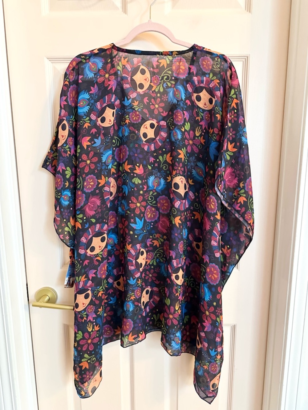 NWT ay guey semi sheer poncho - Picture 4 of 4